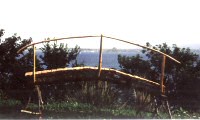Rustic Chestnut Foot Bridge